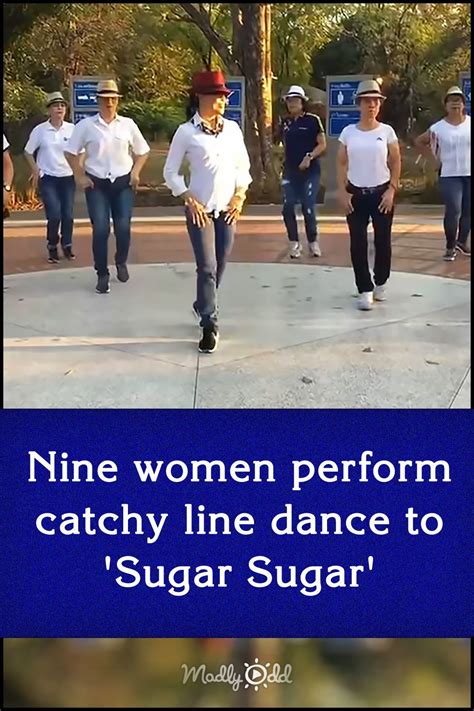 Nine women perform catchy line dance to ‘sugar sugar’ – Artofit