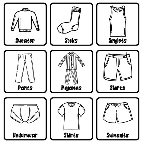 Free Printable Printable Clothing Drawer Labels - Printable Templates ...