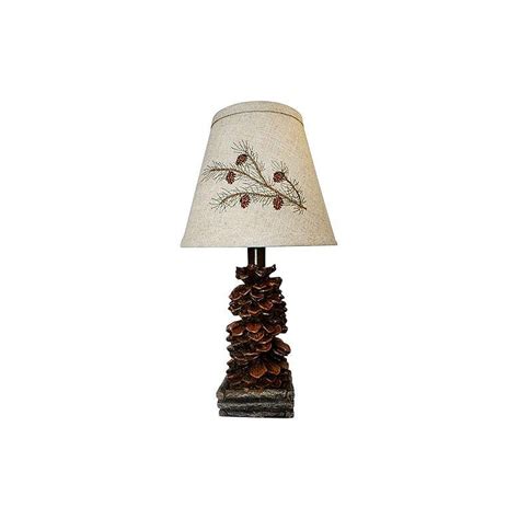 Teton 13 High Rustic Western Style Pine Cone Accent Table Lamp 24r71 Lamps Plus Rustic