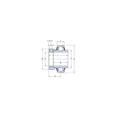 ROULEMENT YAR 208 2RF SKF