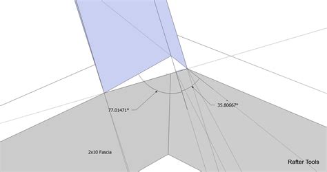 Roof Framing Geometry: Irregular Hip Roof Valley Rafter Framing