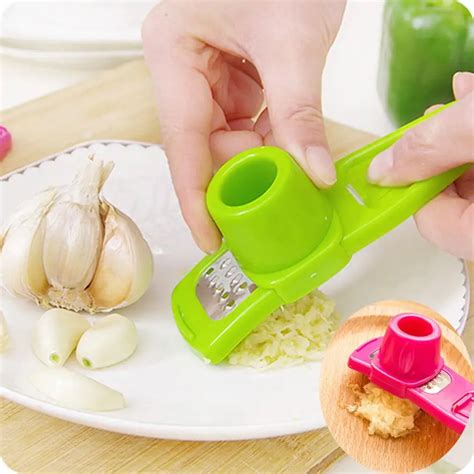 Multifunction Garlic Press Crusher Stainless Steel Pressing Garlic