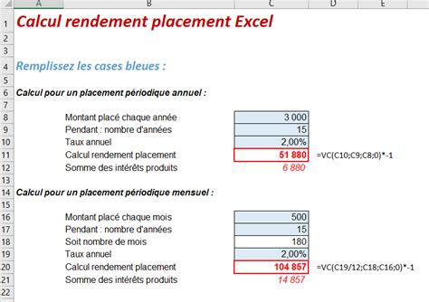 Ntroduire 154 Imagen Formule Calcul Interet Emprunt Excel Fr