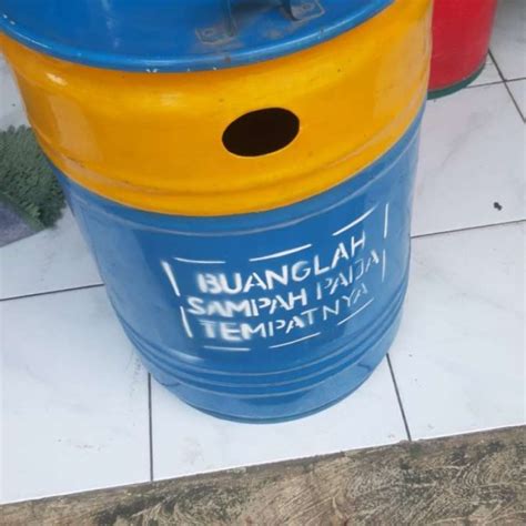 Promo Tong Drum Sampah Besi Liter Murah Ekonomis Dan Bersih Diskon