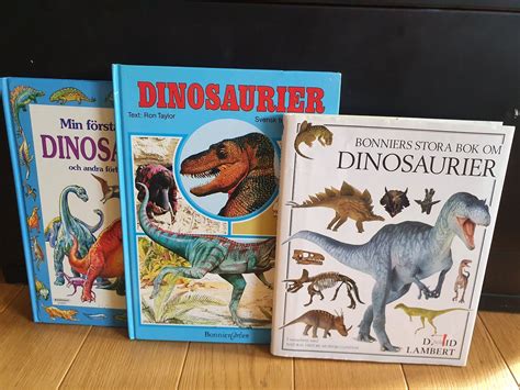 Se produkter som liknar Bonniers stora bok om dinosau på Tradera