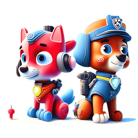 Paw Patrol Friends Digital Graphic · Creative Fabrica