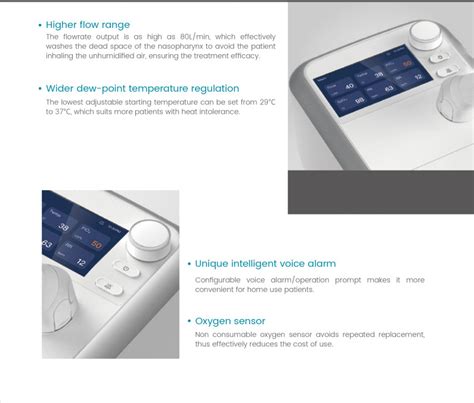 Ce Marked Hfnc High Flow Nasal Cannula High Flow Heated Respiratory