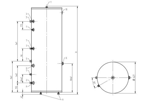 Wymiennik do pomp ciepła 300l TERMICA W2W300PCS z wężownicą solarną