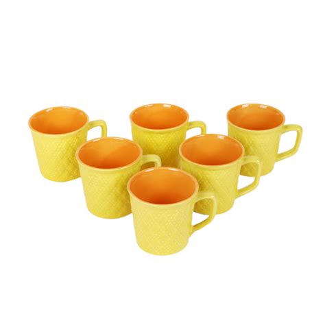 Buy Moorni Yellow Springs Tea Cups Set Of In Dubai Abu Dhabi