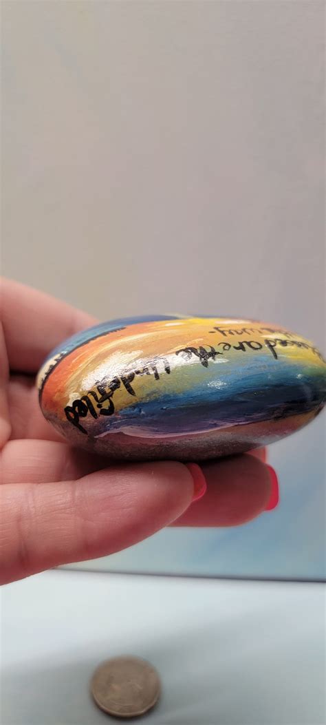 Painted Rock Acrylic Paint Hand Painted One of a Kind - Etsy