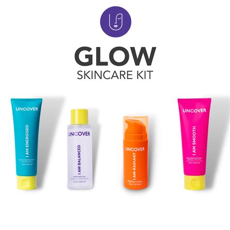 Glow Skincare Kit A 4 Step Glow Kit Skincare Routine For All Skin Types