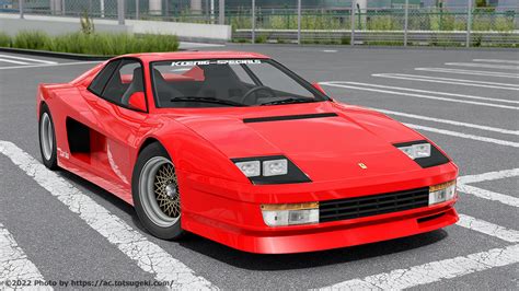 Assetto Corsa Tuned Ferrari Testarossa Tuned