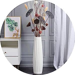 Amazon de Bodenvase Groß Weiß Moderne Bodenvase Keramik 60cm Große