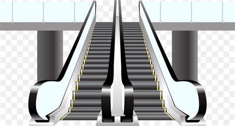 Escalator Stairs Clip Art, PNG, 1868x1007px, Escalator, Can Stock Photo ...