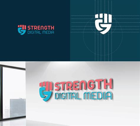 Logo Design for Strength Digital Media on Behance