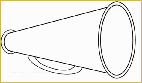 Free Printable Paper Megaphone Template