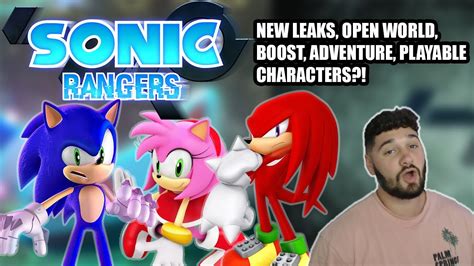 Sonic Rangers New Leaks Open World Adventure Style Boost Playable Characters And More Youtube