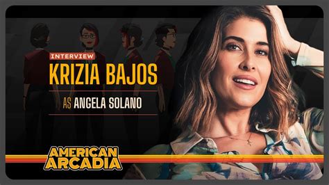 The Voices Of Arcadia Krizia Bajos As Angela Solano Youtube