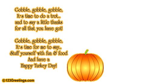 Funny Thanksgiving Poems Thanksgiving Turkey Poem Free Turkey Fun