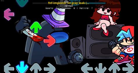 Friday Night Funkin Vs Imposter V4 Gray Imposter Leak Fnf Mod Reverasite Images And Photos Finder