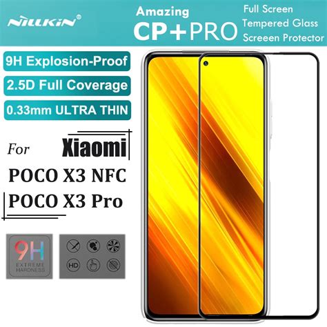 Para Xiaomi Poco X Pro X Nfc Protetor De Tela Nillkin Cp Vidro