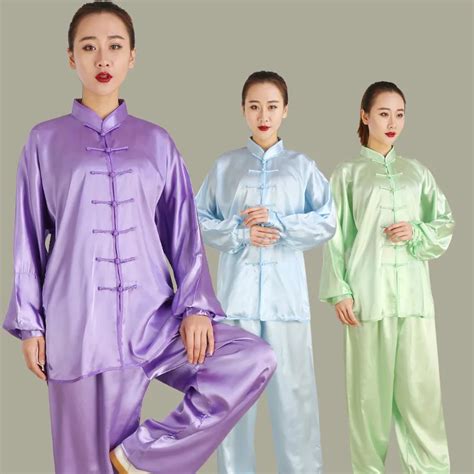 Uniforme de Tai Chi de rayón para mujer ropa tradicional de Kung Fu