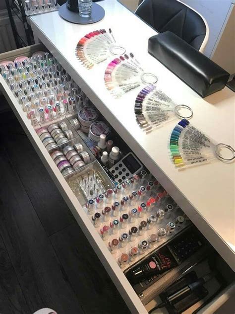 Now This Is What I Call Organized Nail Salon Organization Ideas