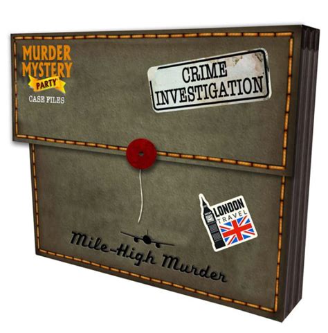 Murder Mystery Case Files Game Mile High Murder By University Games