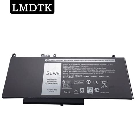 Lmdtk Nova Bateria Do Port Til G M Para Dell Latitude E E