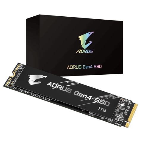 Gigabyte Aorus 1TB NVMe PCIe Gen4x4 M.2 SSD without Heatsink - Azio Online