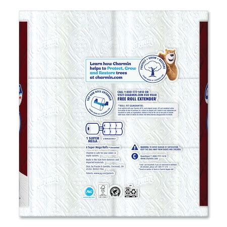 Charmin Ultra Strong Bathroom Tissue, Super Mega Rolls, Septic Safe, 2-Ply, White, 363 Sheet ...