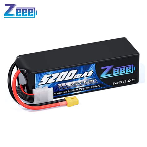 Zeee Lipo Battery S Mah Fpv Drone V C With Xt Plug For