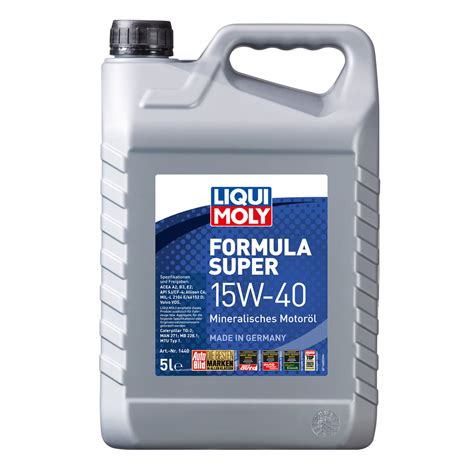 Liqui Moly Motor L Formula Super Sae W L L W Motoren