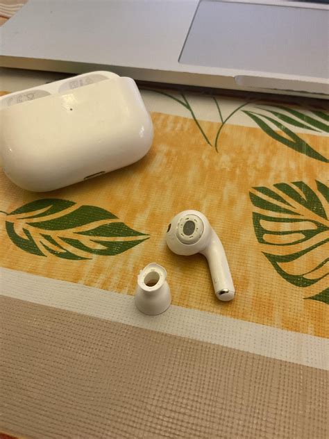 Mesh Inside An Airpod Mysteriously Disappeared Any Fixes More In The Comments R Airpods