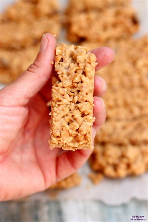 Barritas De Granola O Cereales Sin Horno Ni Blanco Ni En Botella