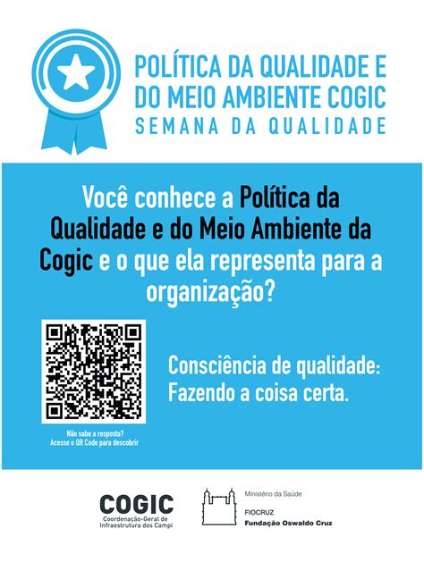 Semana Da Qualidade Política Da Qualidade E Do Meio Ambiente Cogic Internet Cogic