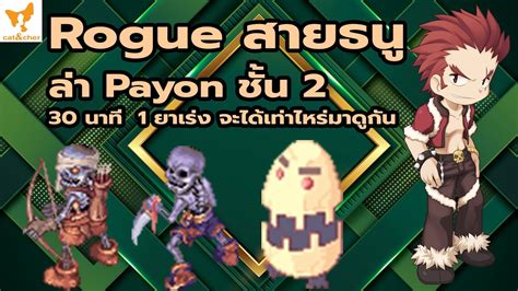 🎮︱ragnarok Classic︱rogue สายธนู ︱ล่า Payon ชั้น 2︱การ์ดดีๆเพียบ 1 ยา