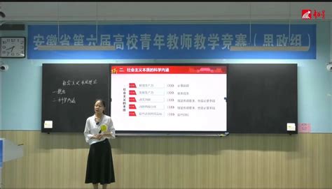 喜报】我院教师喜获安徽省第六届高校青年教师教学竞赛一等奖