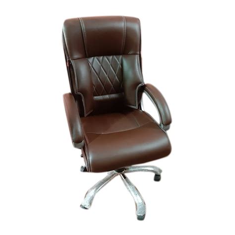 High Back Leather Boss Office Chair Fixed Arm At Rs 5500 In Vizag ID