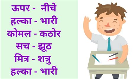 विलोम शब्द हिंदी में Vilom Shabd In Hindi Opposite Word In Hindi