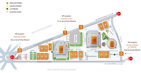 Roland Garros Area Map