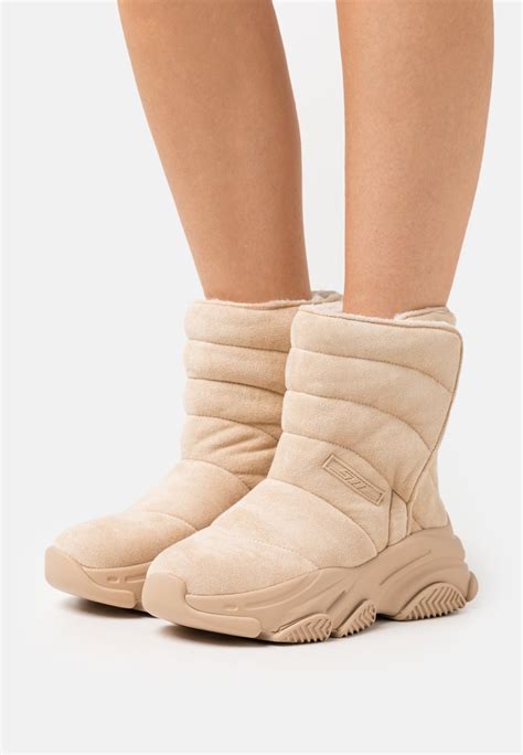 Steve Madden Puff Platform Ankle Boots Sand Zalandoie