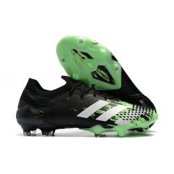 Adidas Crampon Predator Mutator 20 1 Low FG Blanc Vert