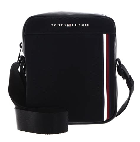 Tommy Hilfiger Th Pique Pu Mini Reporter Black Modeherz