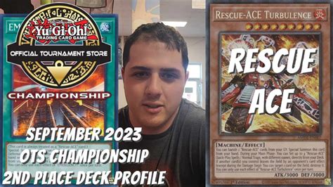 Yugioh September 2023 OTS Championship 2nd Place Deck Profile Rescue