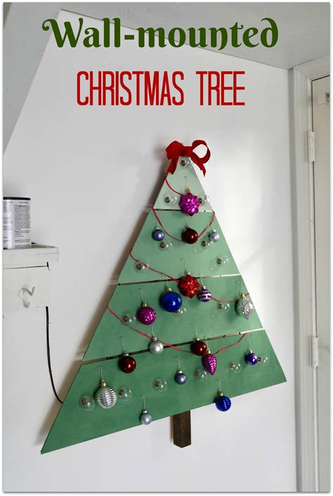 How To Make A Diy Wall Mounted Wooden Christmas Tree