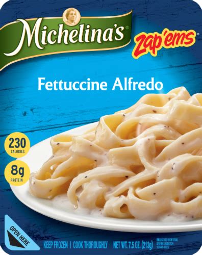 Michelinas Zapems Fettuccine Alfredo 75 Oz Kroger