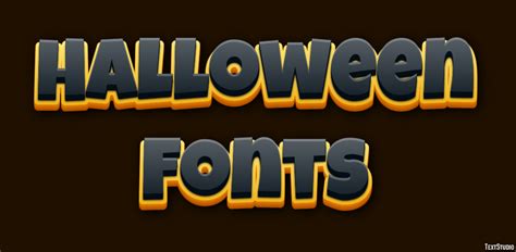 Halloween Fonts Text Effect and Logo Design Font