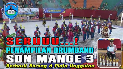 Seru Penampilan Drumband Sdn Mangge Pdbi Kota Madiun Cup