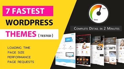 Fastest WordPress Themes 7 SEO Friendly Themes For Your Next